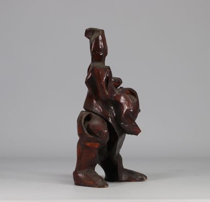 Brutalist sculpture 