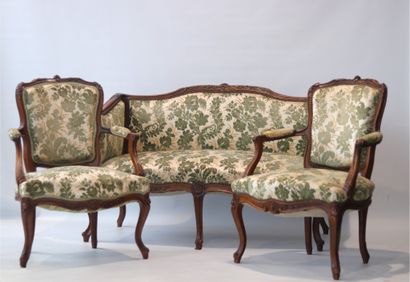 Louis XV style salon from the Napoleon III...