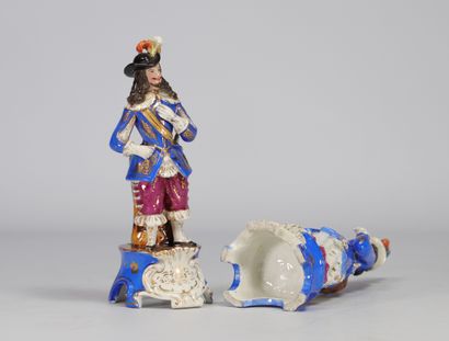 Porcelaine de Paris démontrant un couple...