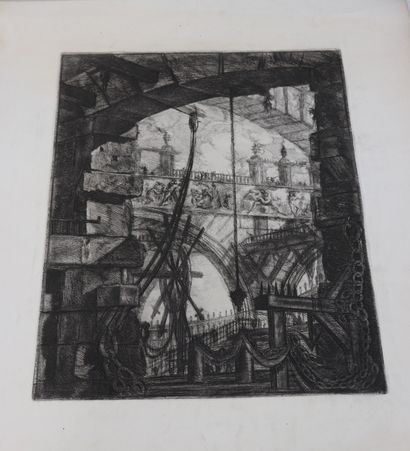 Etching by Piranesi, Piranesi Giovanni Battista...