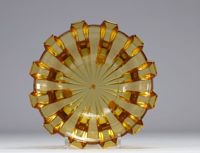 Scailmont dish, amber, Art Deco 1930-1935
Weight:...