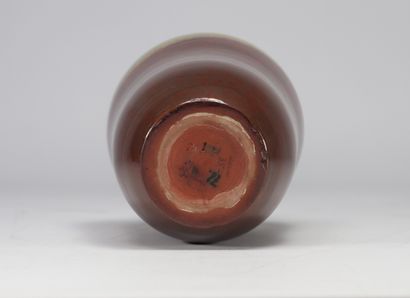 Villeroy et Boch, Art Deco enameled vase...