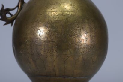 Bronze jug with dragon design, China, 18th...