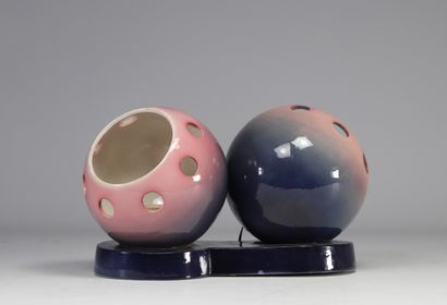 Lampe en céramique italienne provenant d'Italie...