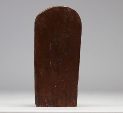 Sculpture en bois polychrome Ganesh
Poids:...