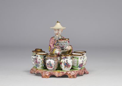 Porcelaine de style chinoise Mandarin Sanson...