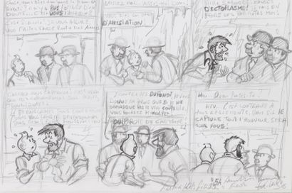 Comic strip in pencil and China ink.
Weight:...