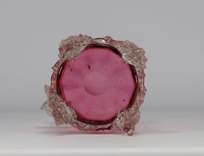 Vase en verrerie de Chênée d'époque 19ème.
Poids:...