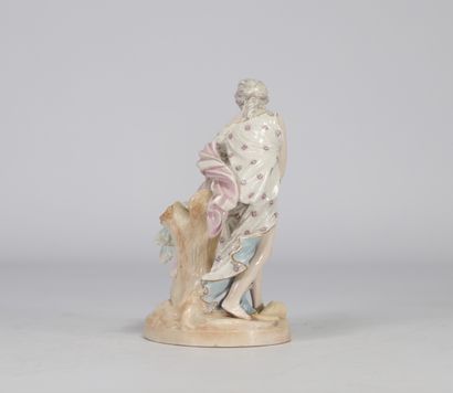 Sculpture en porcelaine de Sanson démontrant...