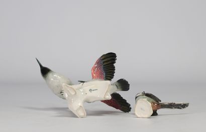 (2) Manufacture Karl ENS deux oiseaux en...