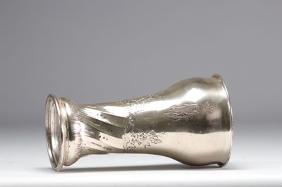 A.ROESNER, coupe en argent massif dédicacée...