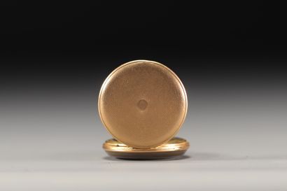 Montre de gousset en or jaune 18K 750°/°°,...