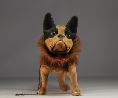 Jouet Bouledogue français en papier mâché...