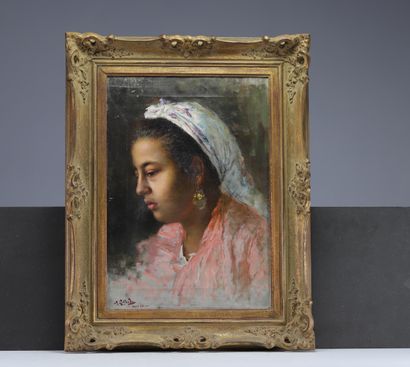 Michele LOFFREDO (1870-1961) paire de Portraits...