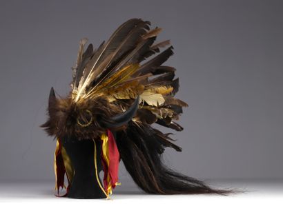 Coiffe d'indien des plaines Sioux dans la...