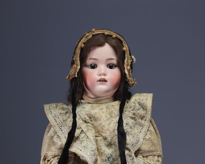 WALKURE GERMANY - Poupée tête porcelaine...