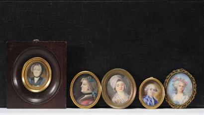 Ensemble cinq miniatures 