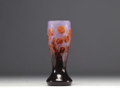 Charles SCHNEIDER(1881-1953), vase aux cerises...