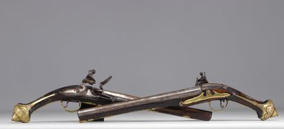 Paire de pistolets pour le marché Ottoman,...