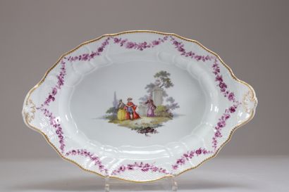 Meissen paire de légumiers en porcelaineà...