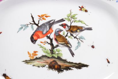 Meissen grand plat de table en porcelaine...