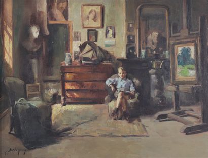 Ernest BETIGNY (1873-1960) huile sur toile...