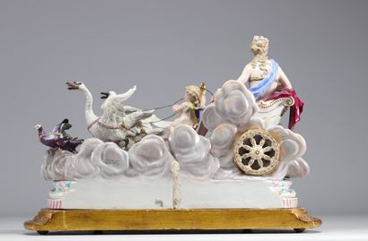 Meissen, grand groupe en porcelaine représentant...