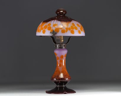 Le Verre Français - Lampe aux Cerises en...