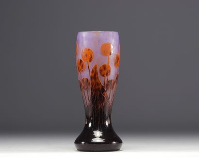 Charles SCHNEIDER(1881-1953), vase aux cerises...