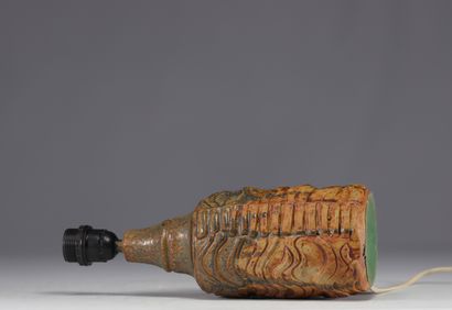 Bernard ROOKE (1938) Lampe en céramique vernissée...