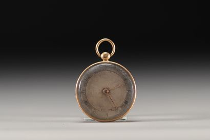 Montre de gousset en or jaune 18K 750°/°°,...