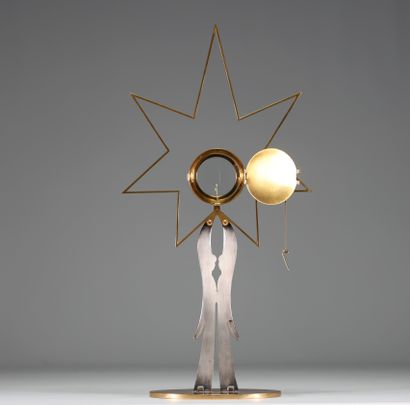 Ostensoir Art Déco poinçon 800 sur la lunule...