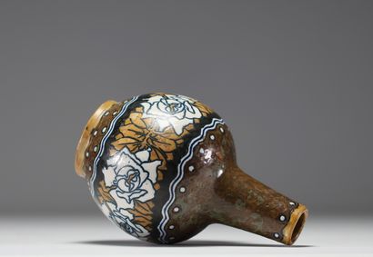 Charles CATTEAU (1880-1966) Vase Art Déco...
