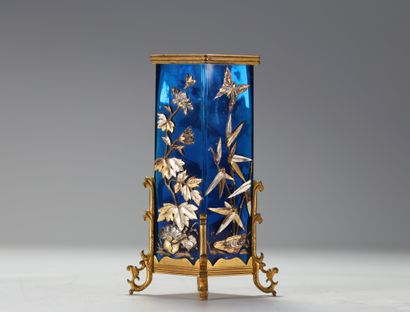 Maison Alphonse GIROUX - Vase japonisant...