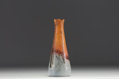 François Théodore LEGRAS (1839-1916) Vase...
