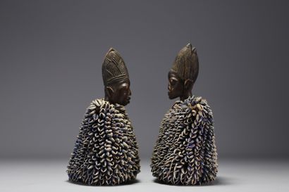 YORUBA NIGERIA - Belle et ancienne paire...
