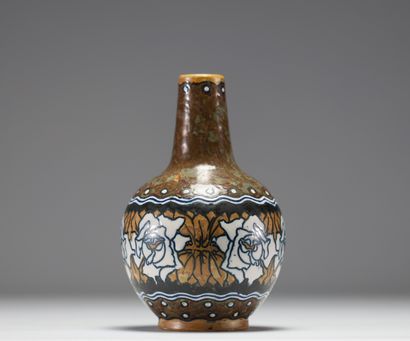 Charles CATTEAU (1880-1966) Vase Art Déco...