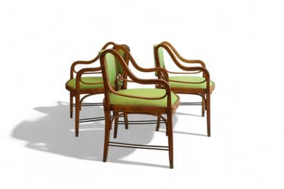 Otto WAGNER (1841-1918) Ensemble de mobilier...