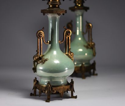 Théodore DECK (1823-1891) attr. à - Paire...