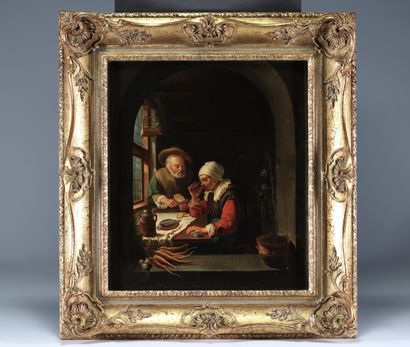 Van MIERIS le Jeune (1689-1763) école de...