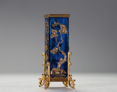 Maison Alphonse GIROUX - Vase japonisant...