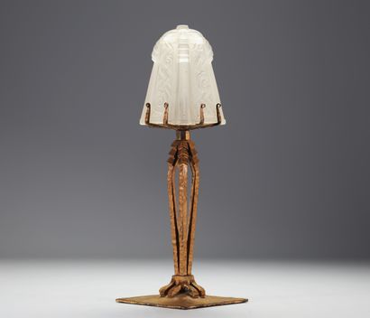 Marius SABINO (1878-1961) Lampe Art Déco...