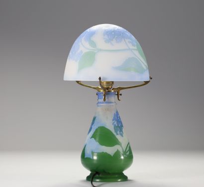 Émile GALLÉ (1846-1904) Lampe champignon...