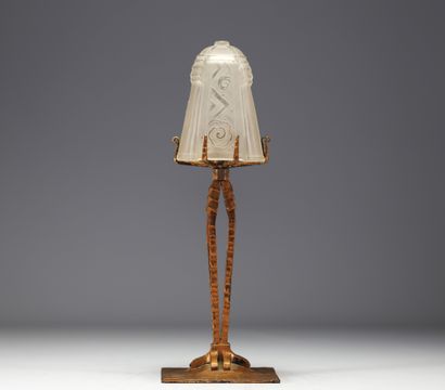 Marius SABINO (1878-1961) Lampe Art Déco...