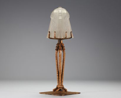 Marius SABINO (1878-1961) Lampe Art Déco...