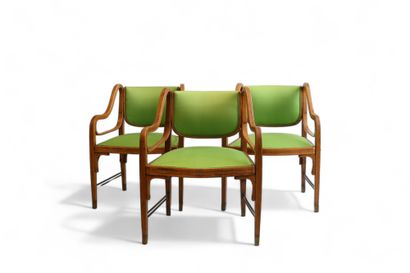 Otto WAGNER (1841-1918) Ensemble de mobilier...