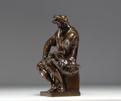 Sculpture en bronze représentant Laurent...