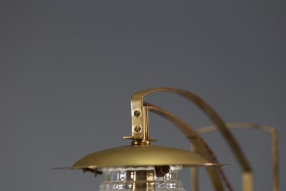Gustave SERRURIER-BOVY (1858-1910) Rare lampe...