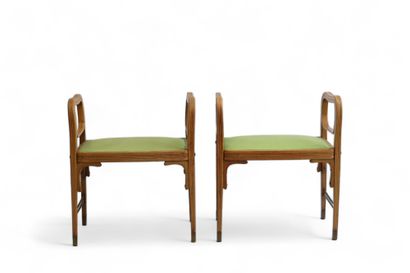Otto WAGNER (1841-1918) Ensemble de mobilier...