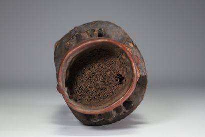 Nigéria - Grand et large masque cimier Yoruba...